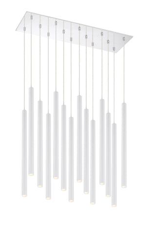 Forest 14 Light Island/Billiard in Chrome Finish