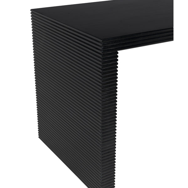 Manhattan Desk, Hand Rubbed Black