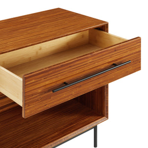 Taylor 28" 1 Drawer Nightstand, Amber