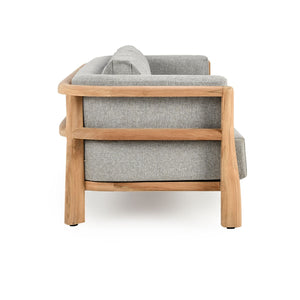 Aston Outdoor Sofa - Natural/Gray Teak