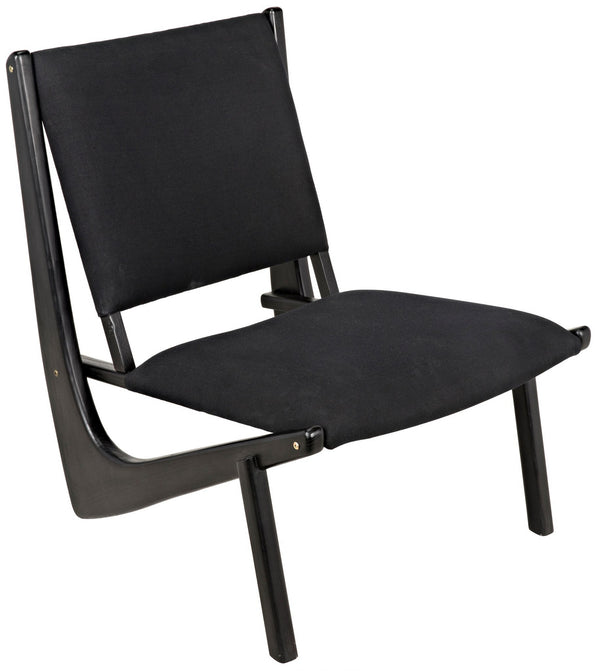 Boomerang Chair, Charcoal Black