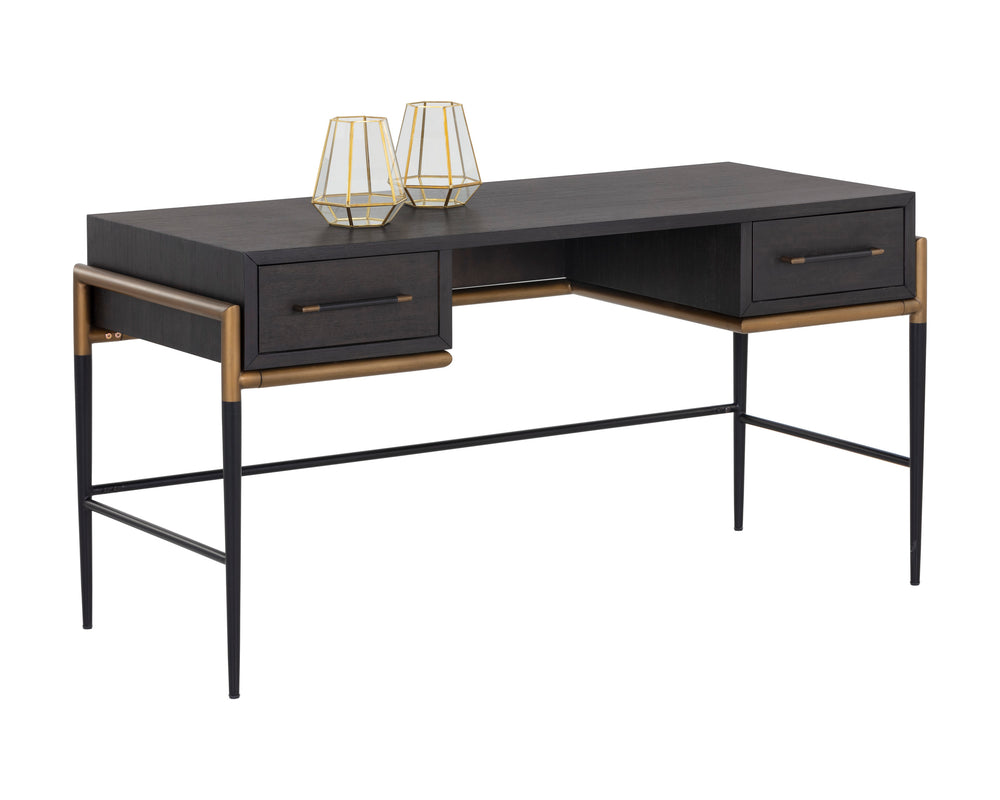 WELDRICK DESK - ESPRESSO