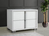 Giulia Night Stand Left Facing in White