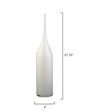 Pixie Decorative Glass Vases (set of 3), White