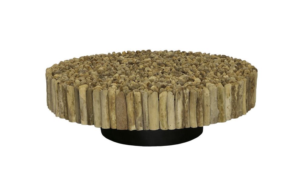 Manhattan Coffee Table, Round, with Glass