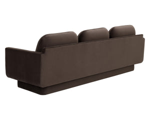 EVERTON SOFA - MEG DARK BROWN