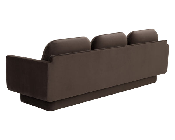 EVERTON SOFA - MEG DARK BROWN