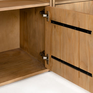 Bane Triple Bookshelf W/ Ladder In Smoked P