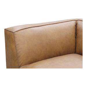 Moe's Form Nook Modular Sectional in Sonoran Tan Leather