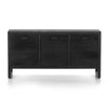 Lorne Media Console In Dark Reeded Totem