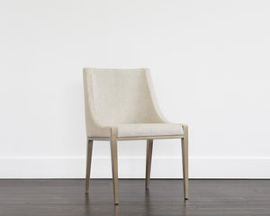 DIONNE DINING CHAIR - MONUMENT OATMEAL