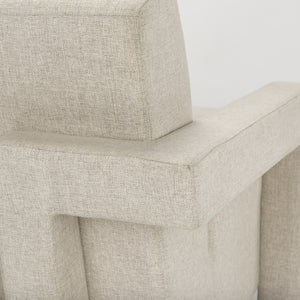 Sovereign Oatmeal Fully Upholstered Accent Chair