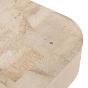 Blanco Coffee Table In Bleached Burl
