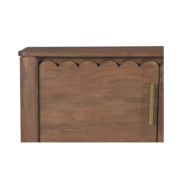 Moe's Wiley 4 Door Sideboard in Vintage Brown