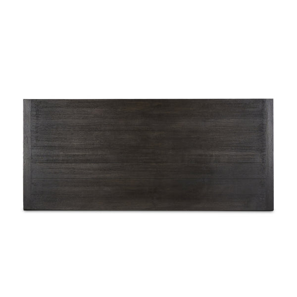 Warby Dining Table 94" in Worn Black Oak
