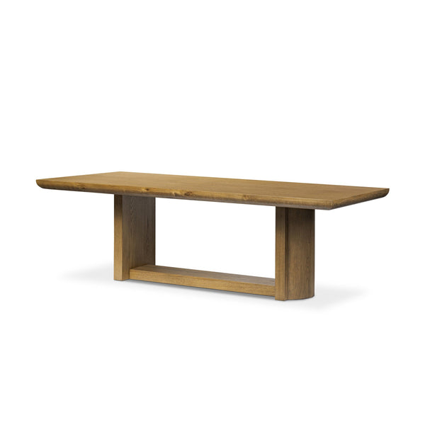 Garrett Dining Table - Amber Oak Thin Veneer