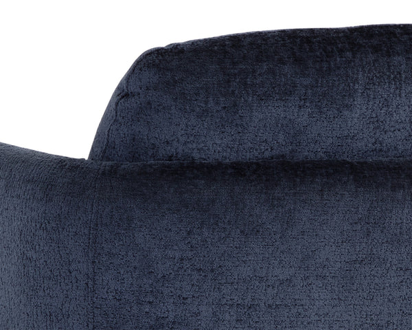 GILLEY SWIVEL LOUNGE CHAIR - BERGEN NAVY