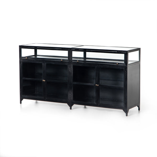 Shadow Box Sideboard In Black