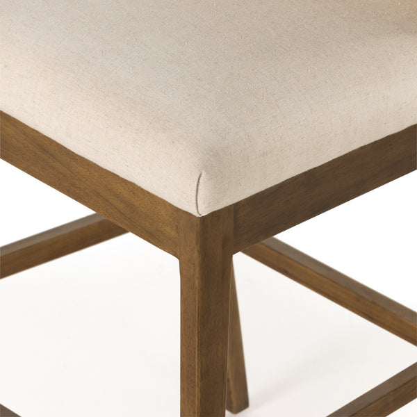 Antonia Cane Armless Bar + Counter Stool - Savile Flax