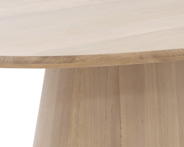 ELINA DINING TABLE - OVAL - LIGHT OAK - 84"