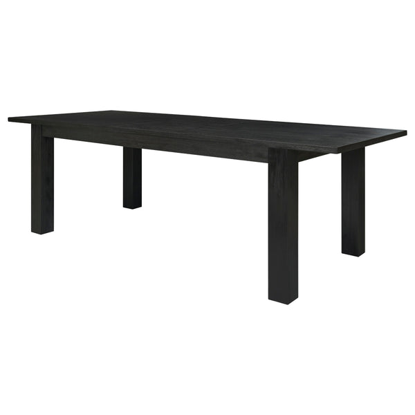 Bedford KD Butterfly Dining Table w/ 20" Ext., Brushed Black 