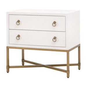 Strand Shagreen 2-Drawer Nightstand