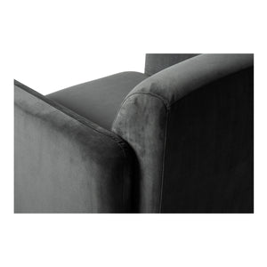 Moe's Fallon Accent Chair in Shadow Grey