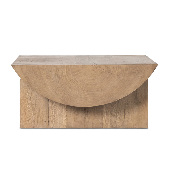 Elbert Coffee Table In Rustic Oak Veneer