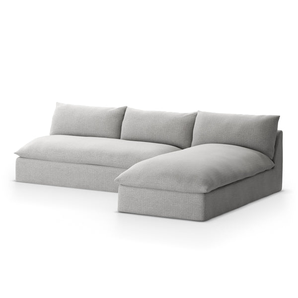 Grant Outdoor 2 Pc Sectional In Faye Ash