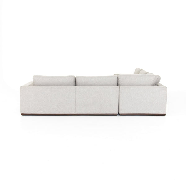 Colt 3 Piece Sectional-Aldred Silver