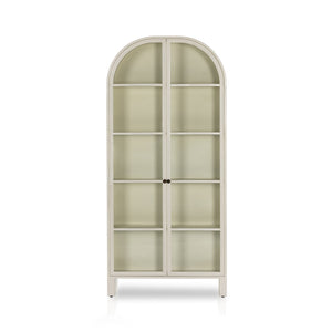 Breya Cabinet In Cream Powder Coat
