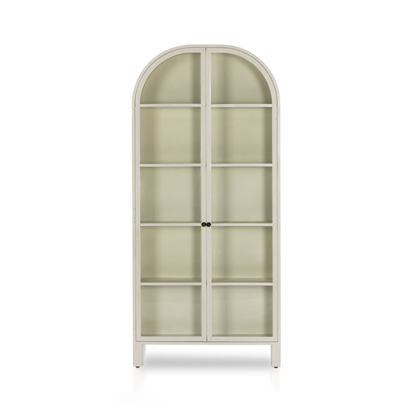 Breya Cabinet In Cream Powder Coat