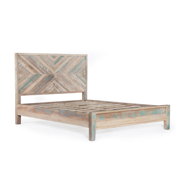 Marseillies Queen Bed, Coastal Mist