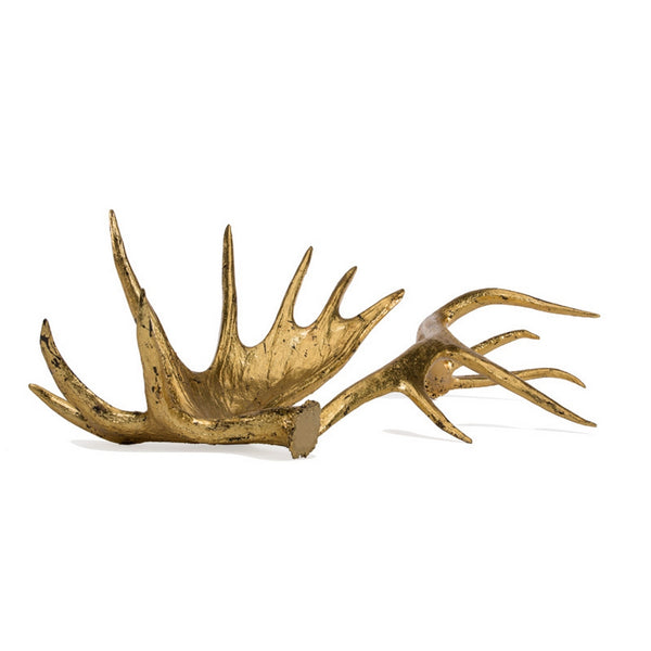Gilded Moose Antler, single