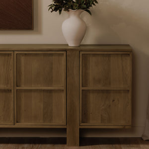 Moe's Henley Sideboard in Solid Oak, Brown