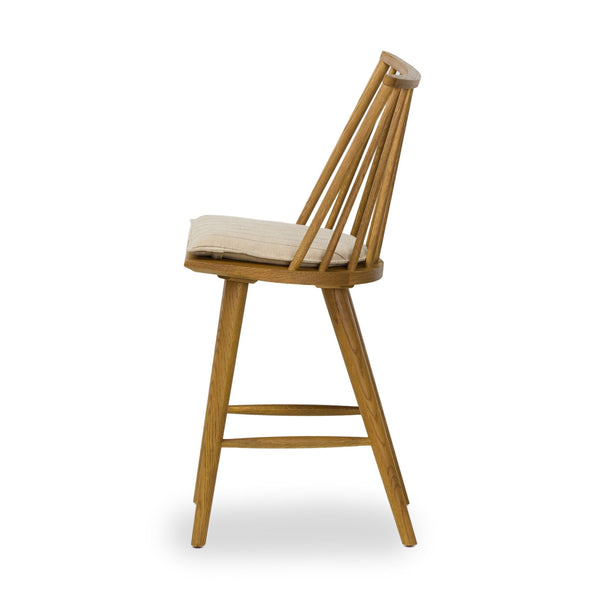 Lewis Windsor Bar + Counter Stool - Lavon Flint