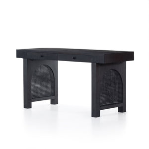 Tilda Desk In Black Wash Mango