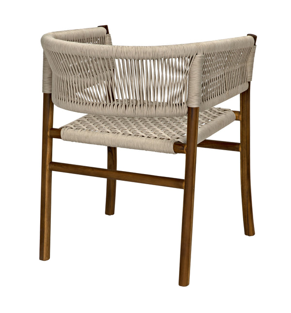Conrad Chair, Teak with Woven Rope