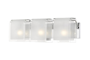 Zephyr 3 Light Vanity  in Chrome Finish