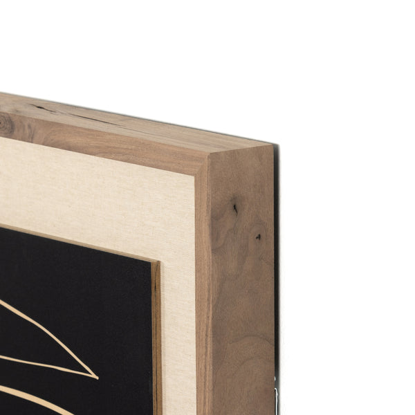 Abstract Botanic Line Drawing In Roseanne