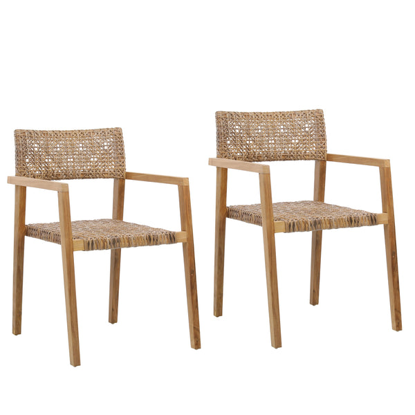 Como Outdoor Dining Chair Set of 2