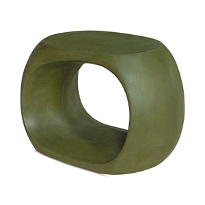 Albers Outdoor Stool in Green Concrete