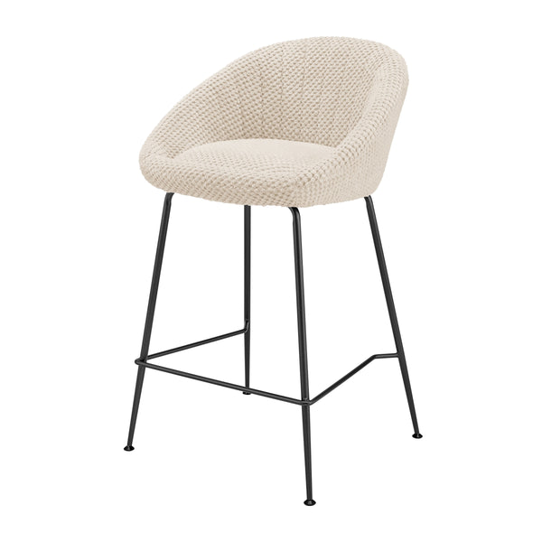 Watson KD Fabric Counter Stool, Georgia Cream