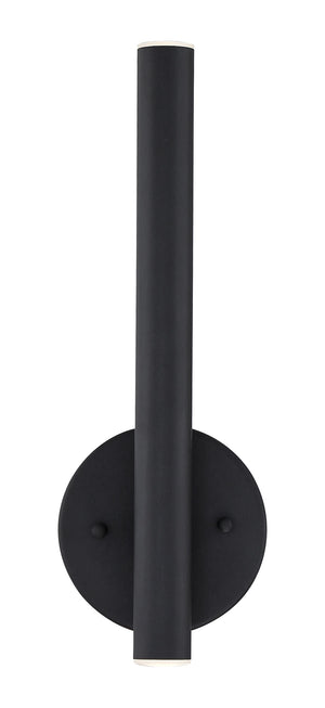 Forest 2 Light Wall Sconce in Matte Black Finish