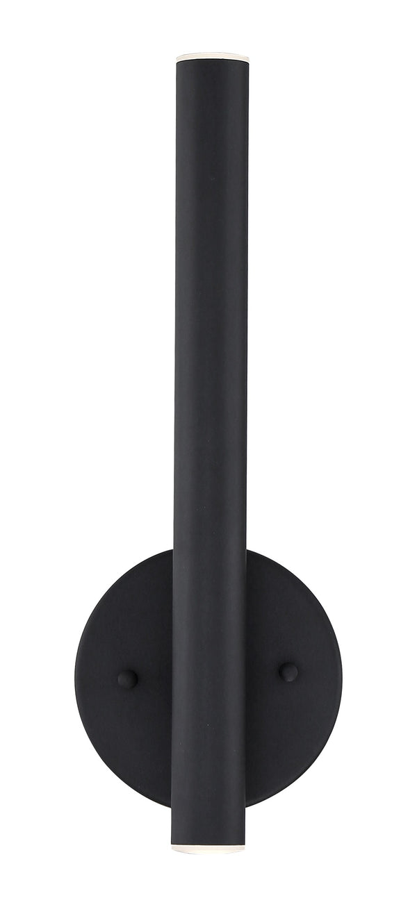 Forest 2 Light Wall Sconce in Matte Black Finish