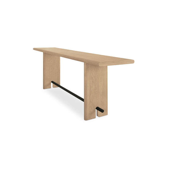 Madison Console Table in Natural Oak
