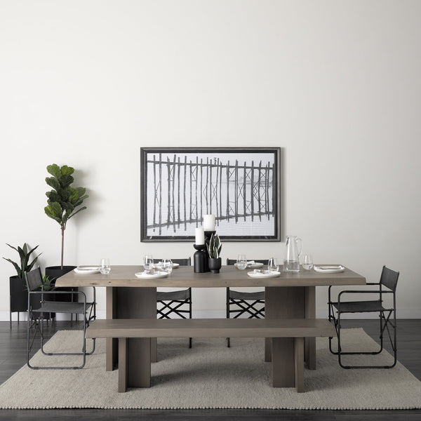 Konstantin 70.0 x 18.0 x 18.0 Medium Brown Wood W/ Live Edge Bench