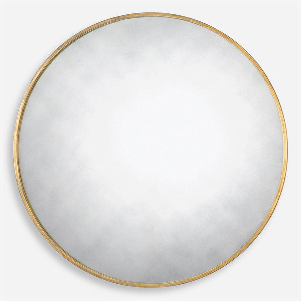 Junius Round Gold Mirror