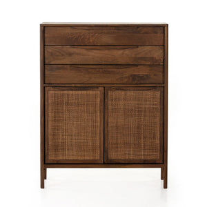Sydney Tall Dresser In Brown Wash
