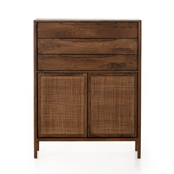 Sydney Tall Dresser In Brown Wash